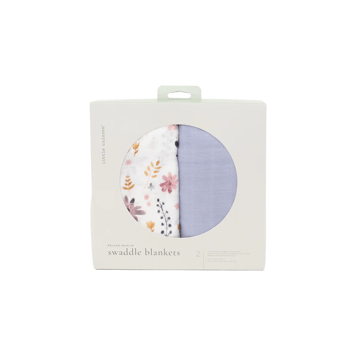 Deluxe Muslin Swaddle 2 Pack: Fairy Garden + Lavender - DIGS