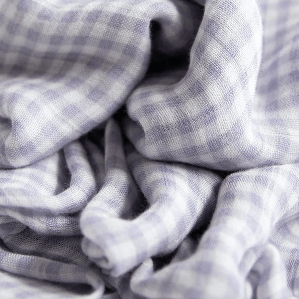 Deluxe Muslin Swaddle 2 Pack: Rainbow + Gingham - DIGS