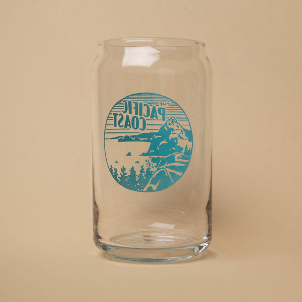 Pacific Coast Beer Can Glass
