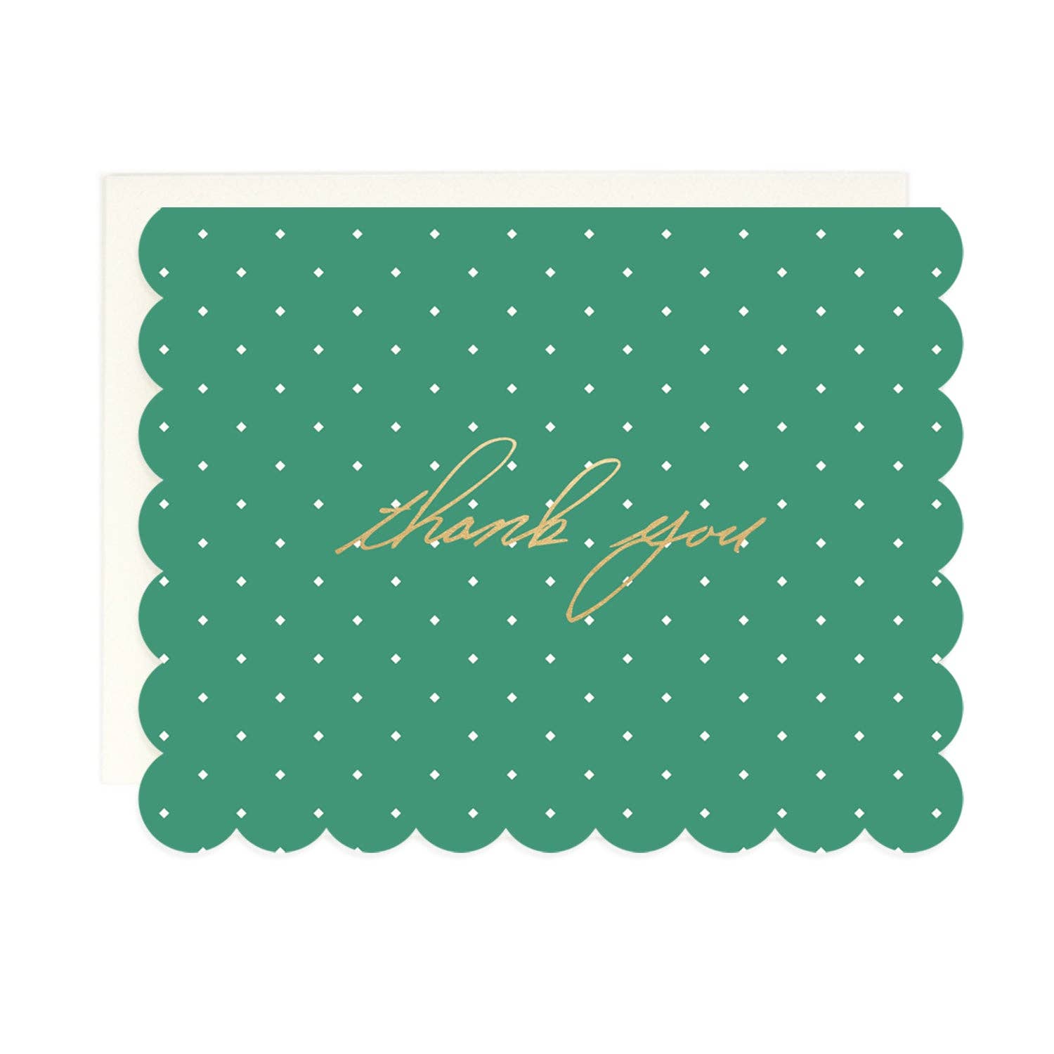 Diamond Dot Thank You Cards, Box of 8 - DIGS