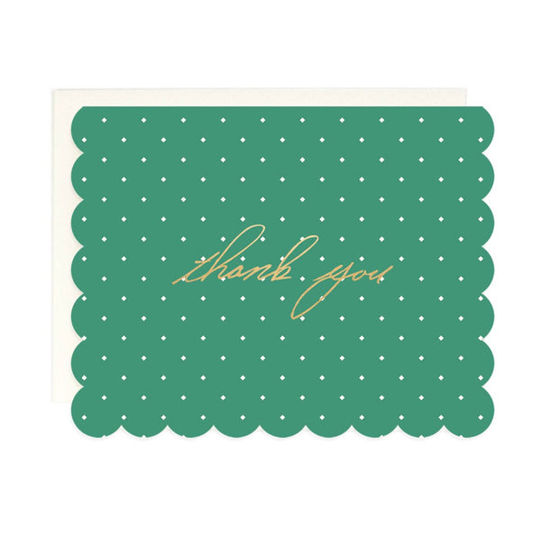 Diamond Dot Thank You Cards, Box of 8 - DIGS