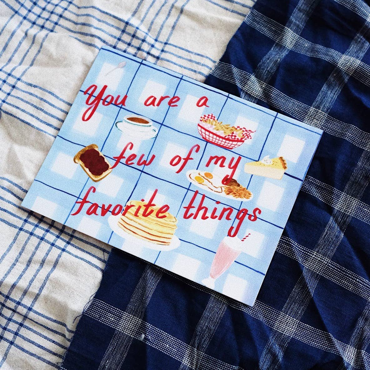Diner Food Favorite Love Card - DIGS