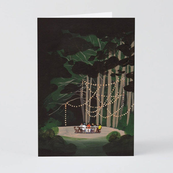 Dinner In the Forest Art Card - DIGS