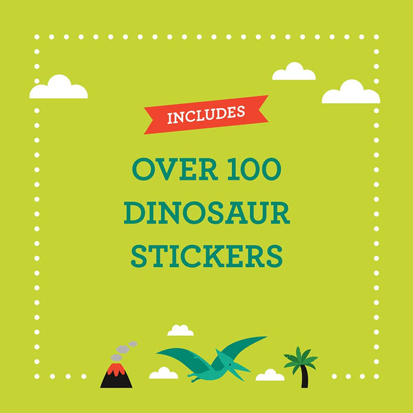 Dinosaurs Coloring Book + Stickers - DIGS