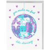 Disco Ball Love Card - DIGS