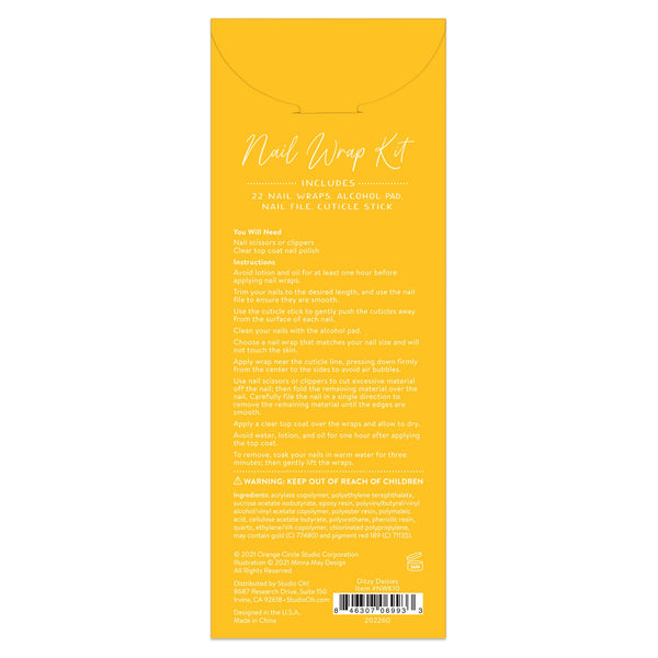 Ditzy Daisies Nail Wrap Kit - DIGS