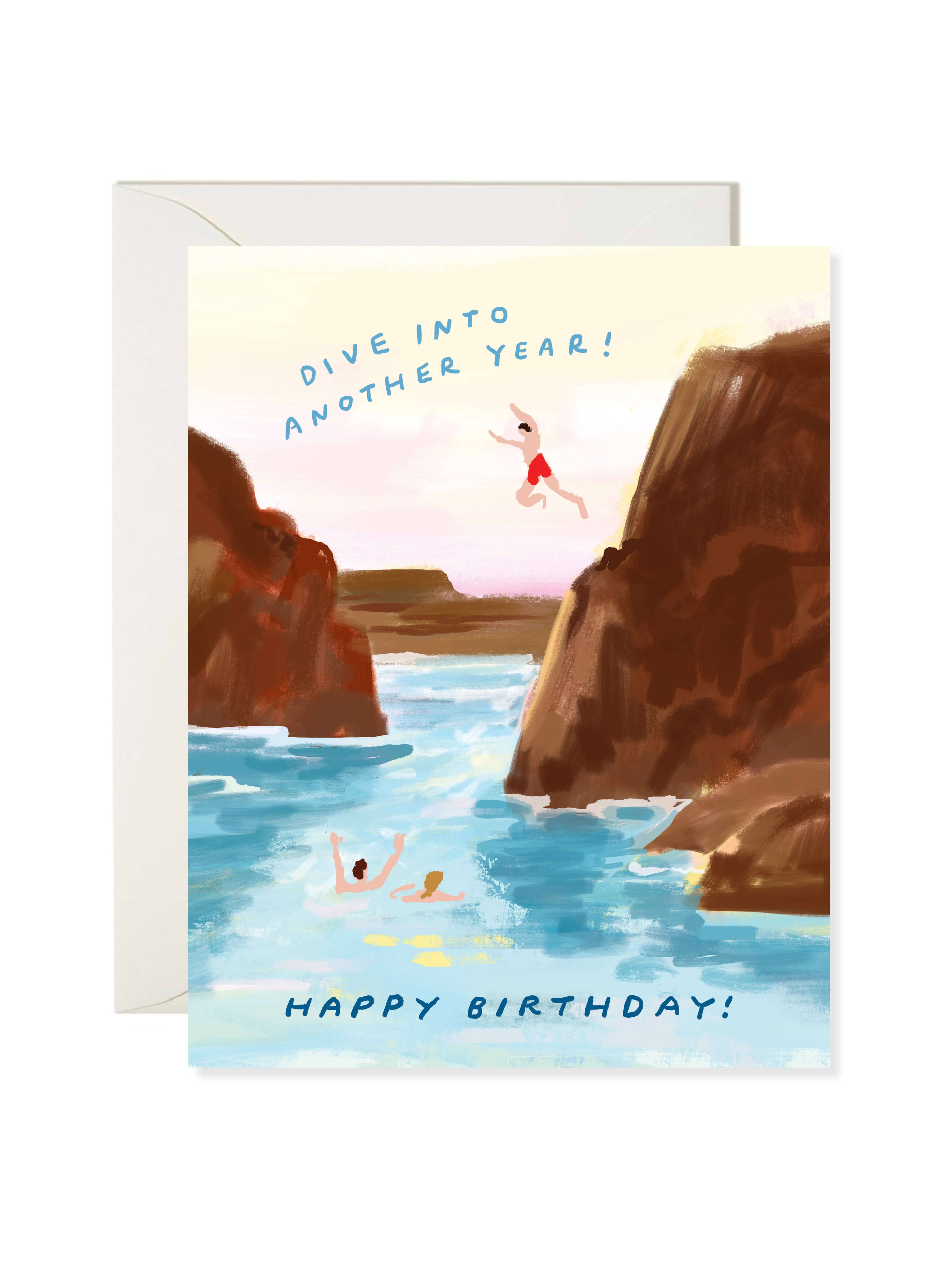 Dive Into Another Year Birthday Card - DIGS