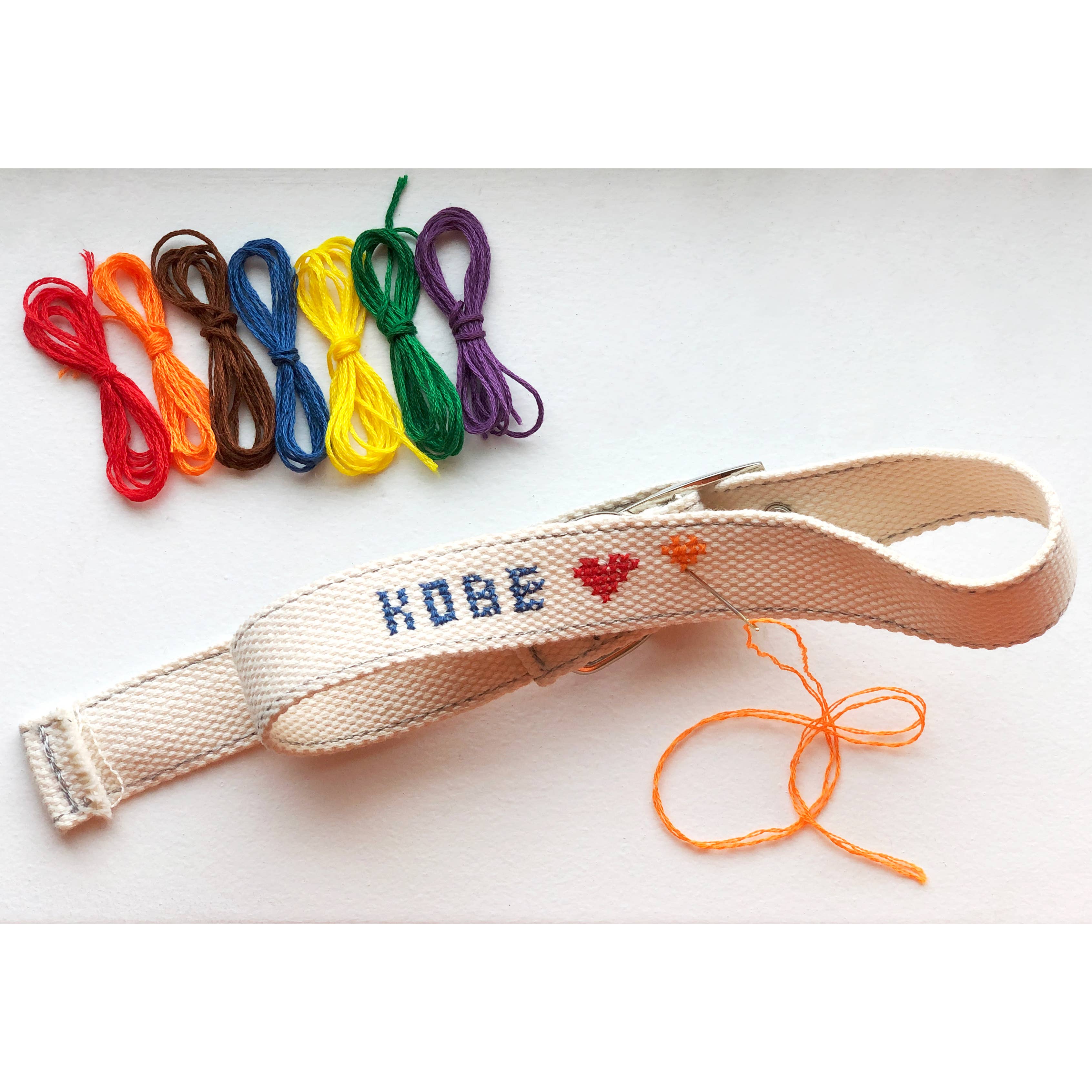 DIY Cross Stitch Dog Collar - DIGS