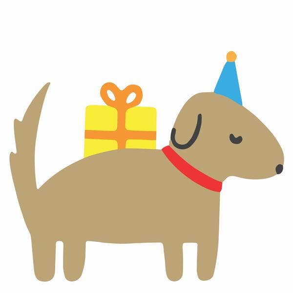 Dog Card III Die - Cut Card - DIGS