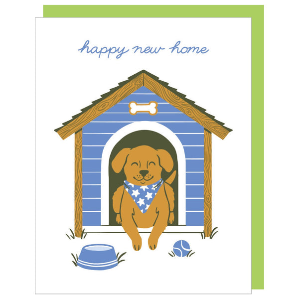 Dog House New Home Card - DIGS