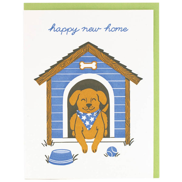 Dog House New Home Card - DIGS