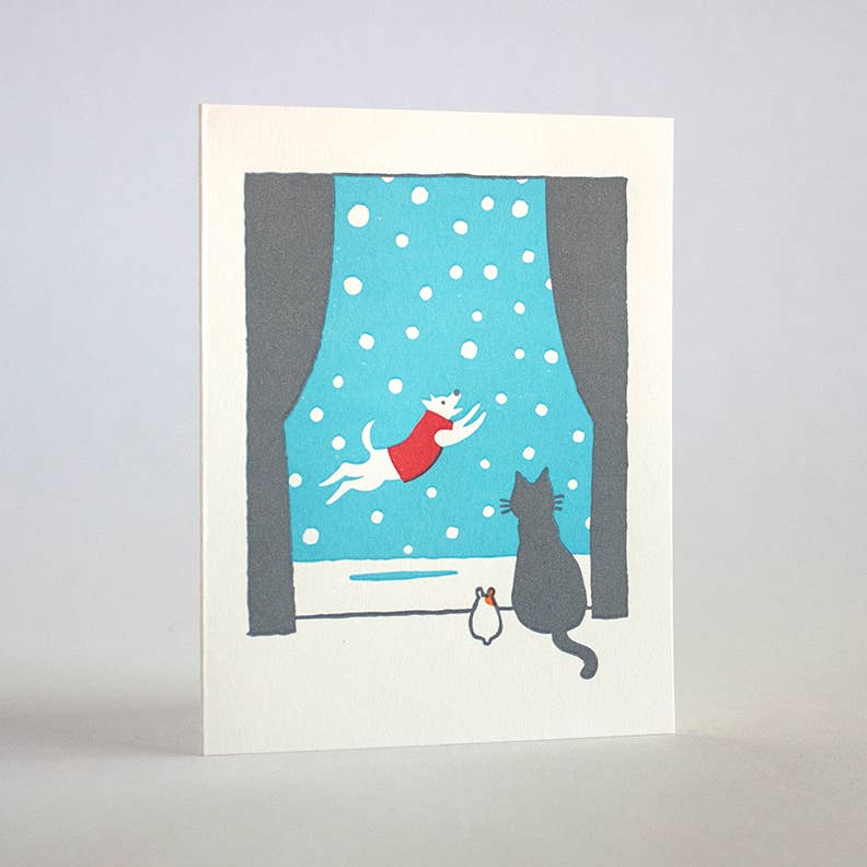 Dog in Snow Card - DIGS