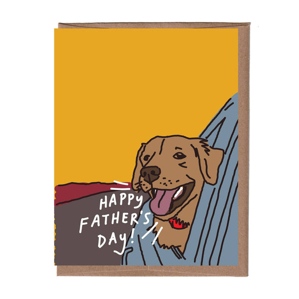 Dog in Window Father's Day Card - DIGS