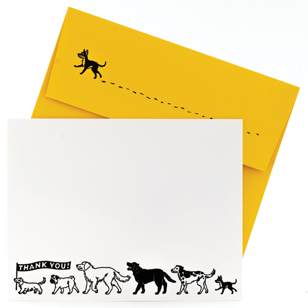 Dog Parade Thank You Card Boxed Set - DIGS