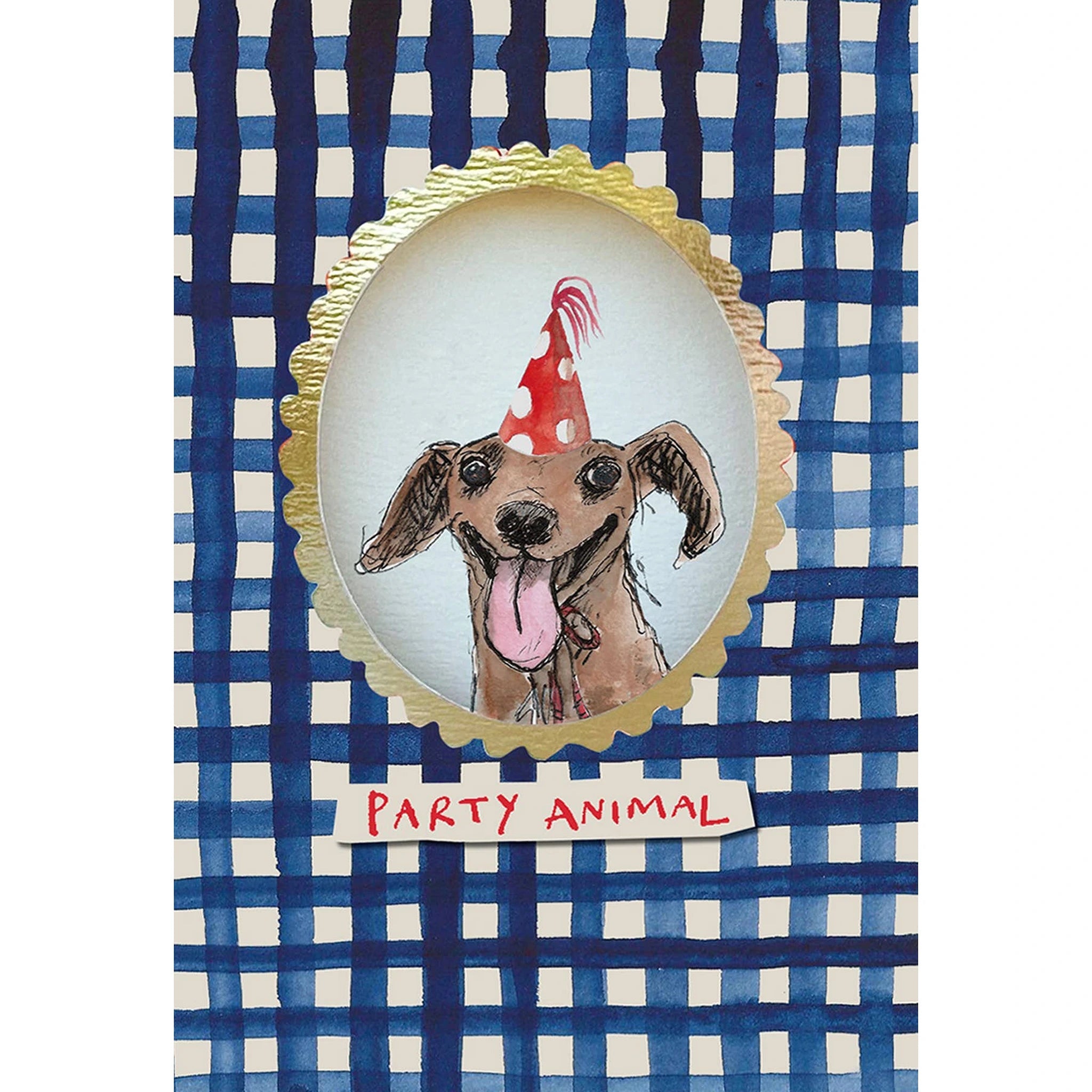 Dog Party Animal Birthday Card - DIGS