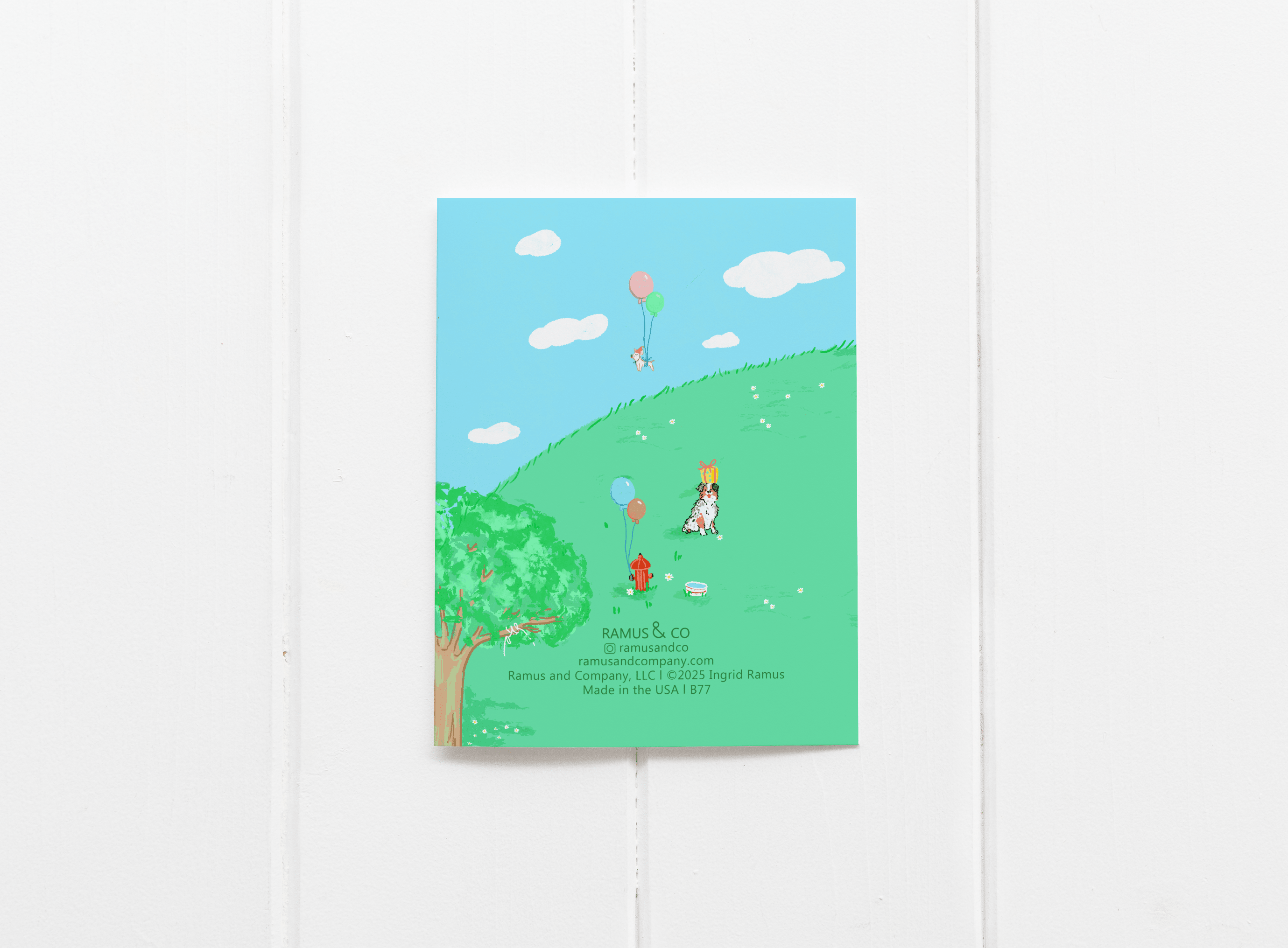 Dog Party Birthday Card - DIGS