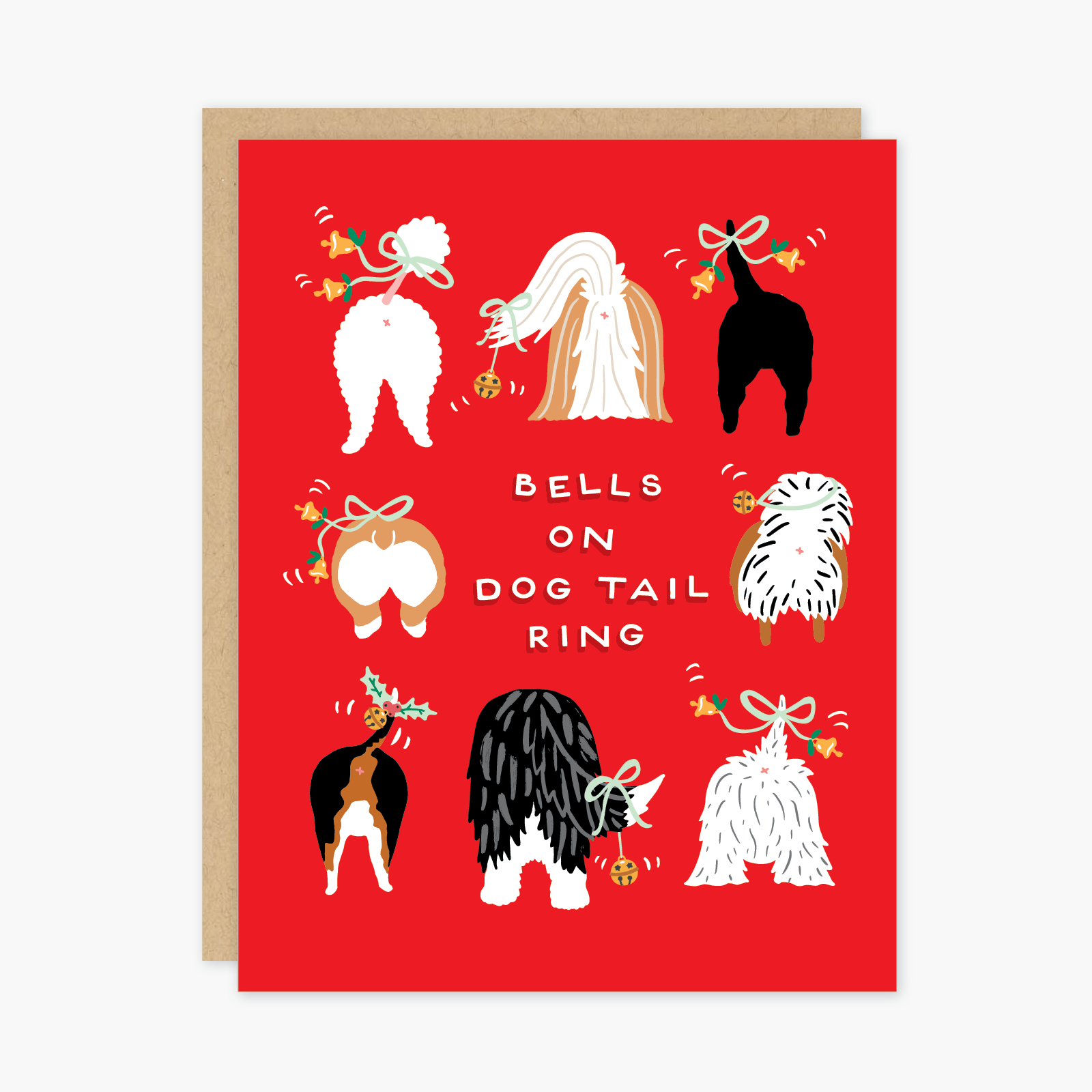 Dog Tails Holiday Card - DIGS