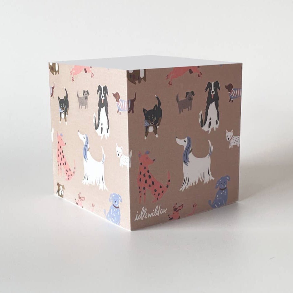Dogs Sticky Note Cube - DIGS