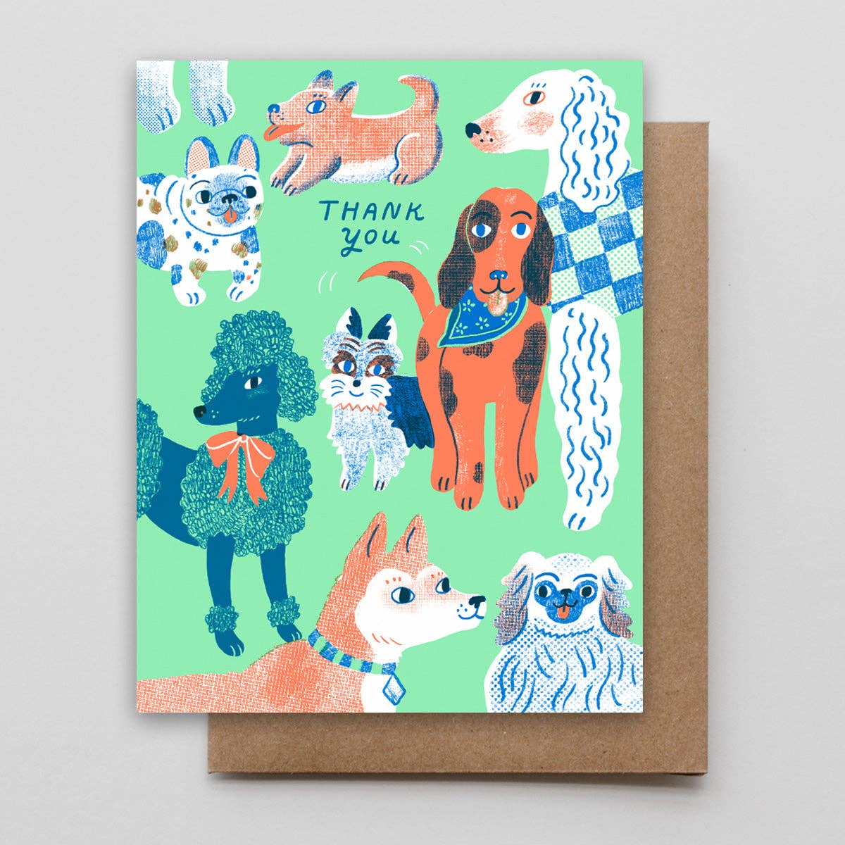 Dogs Thank You Card - DIGS