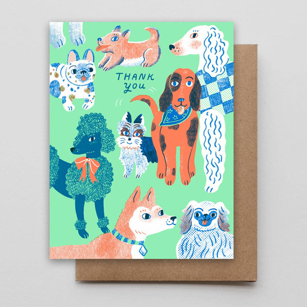 Dogs Thank You Card - DIGS
