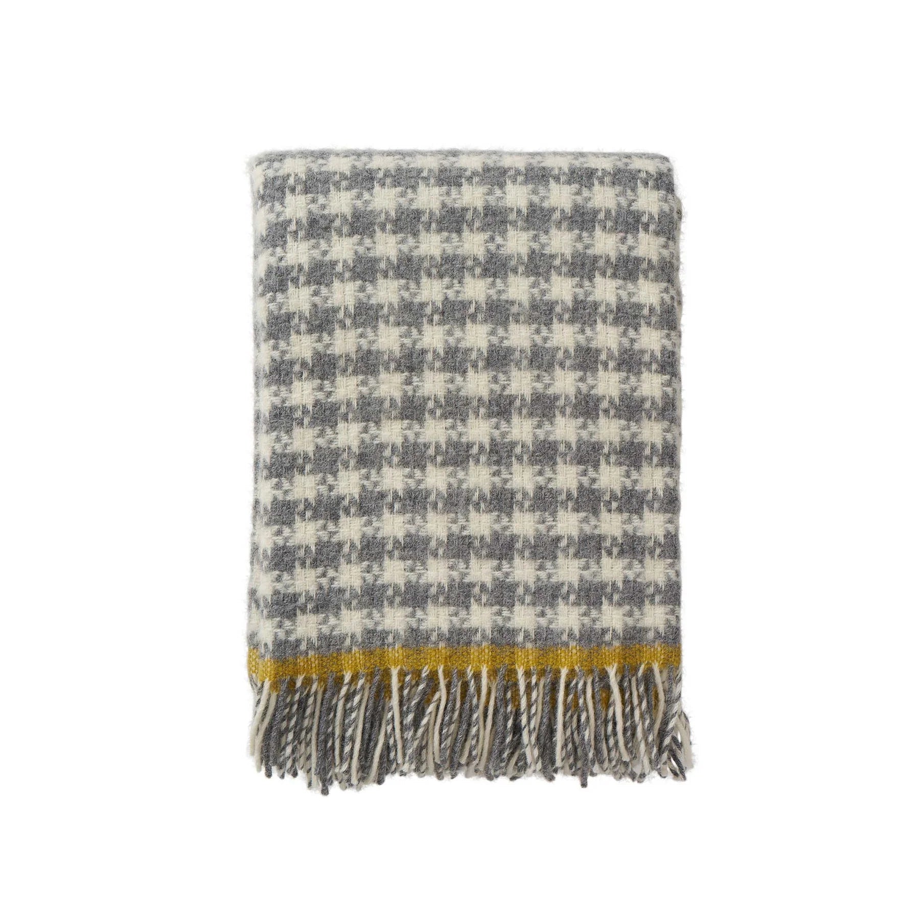 Dogtooth Wool Throw - DIGS