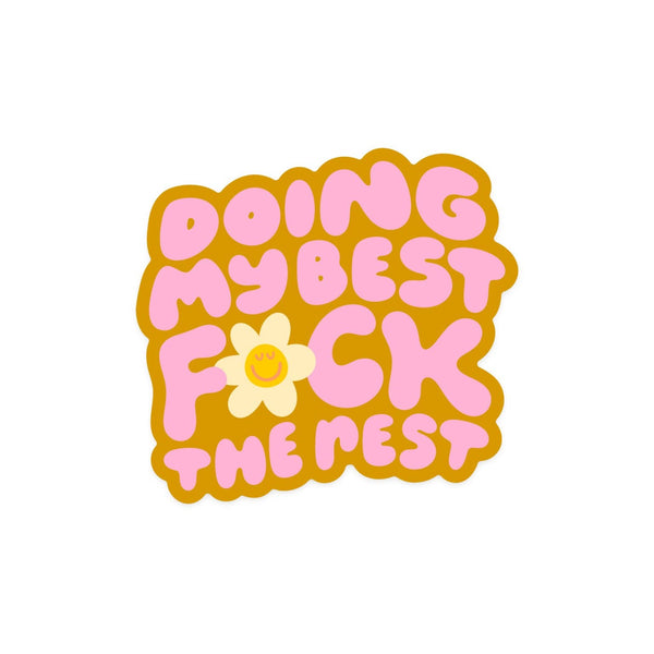 Doing My Best Sticker - DIGS