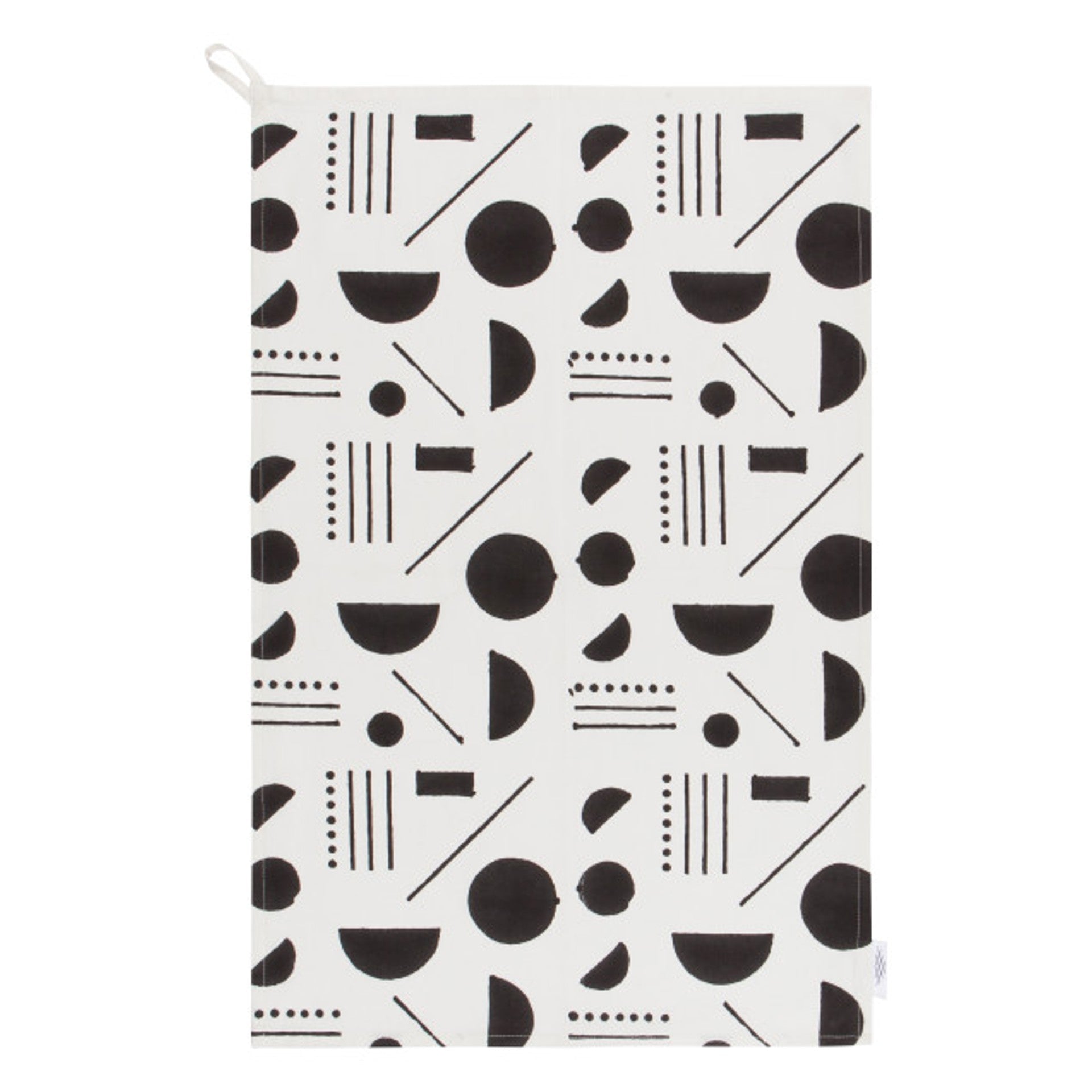 Domino Block Print Tea Towel - DIGS