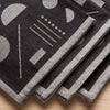 Domino Woven Cotton Napkins, Set/4 - DIGS