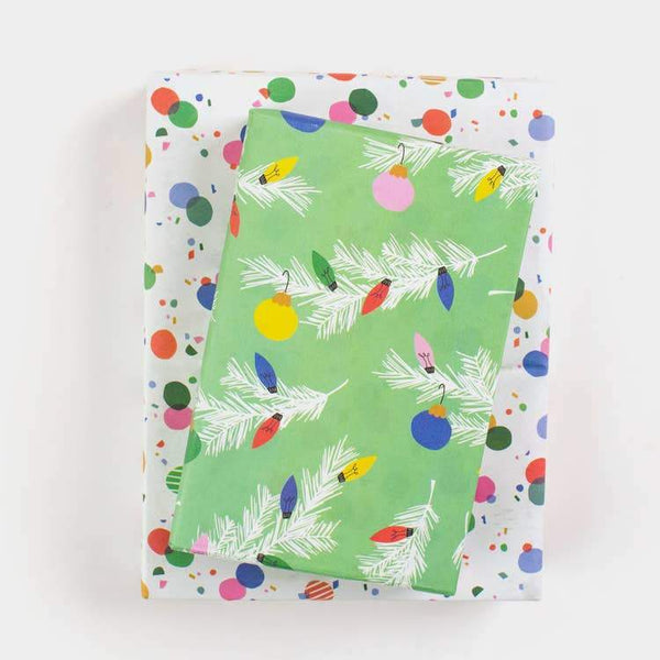 Double - Sided Eco Wrap: Holiday Prints - DIGS