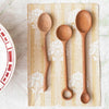 Doussie Wood Spoon With Circle Handle - DIGS