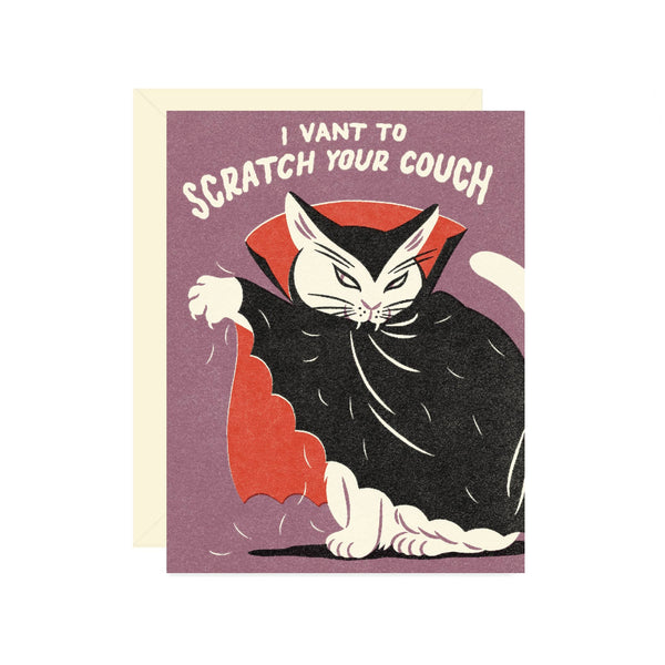 Dracula Cat Card - DIGS