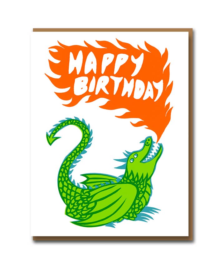 Dragon Birthday Card - DIGS