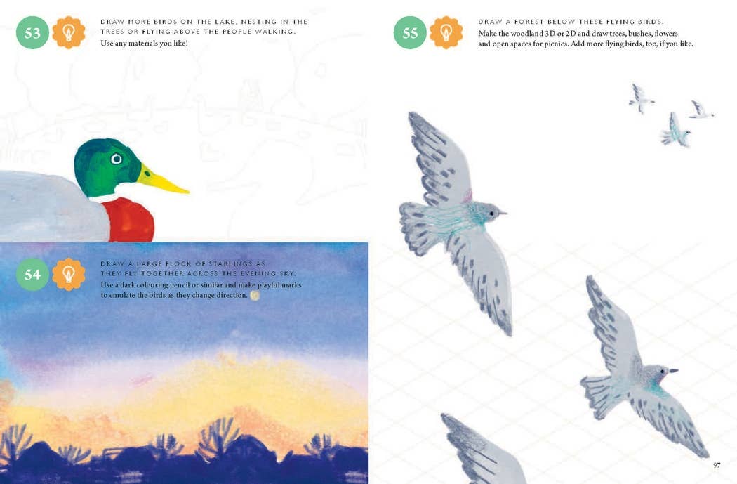 Drawing Nature: 100 Prompts, Projects and Playful Exercises - DIGS