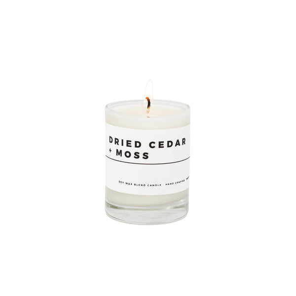 Dried Cedar + Moss Mini Candle - DIGS