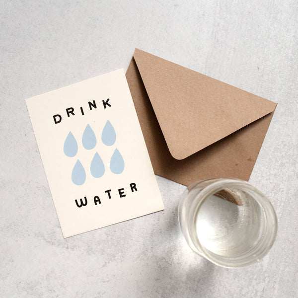 Drink Water 5x7 Art Print - DIGS