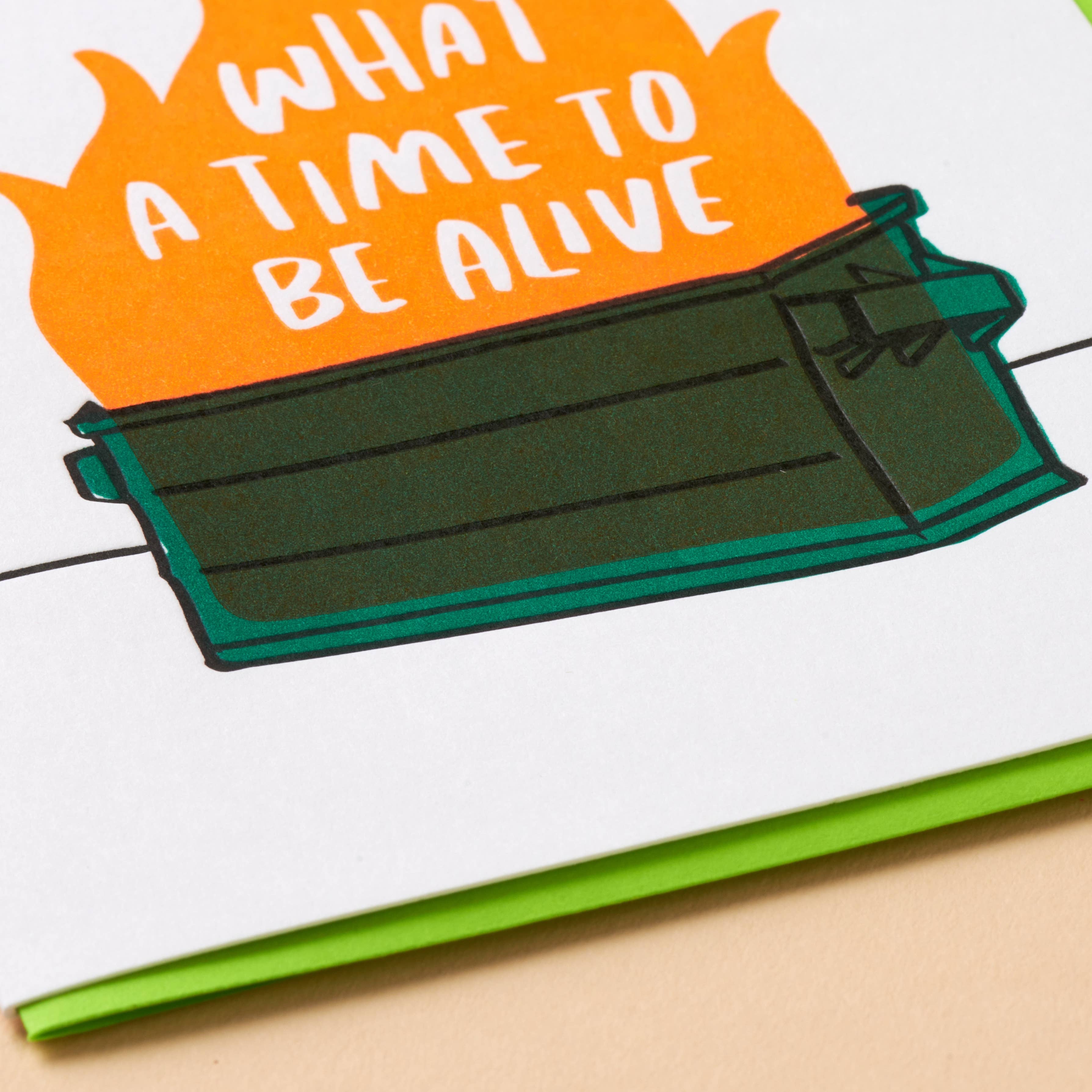 Dumpster Fire Card - DIGS