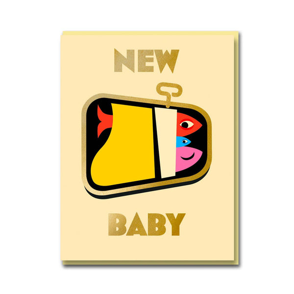 Sardines Baby Card