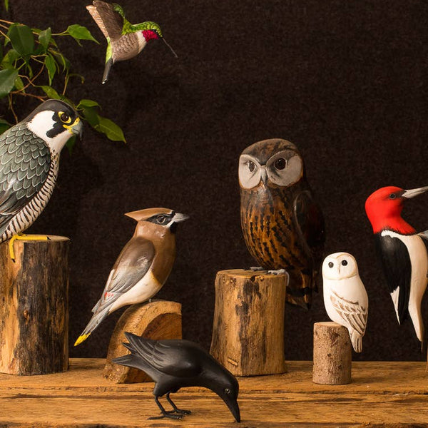 Hand Carved Chickadee Ornament