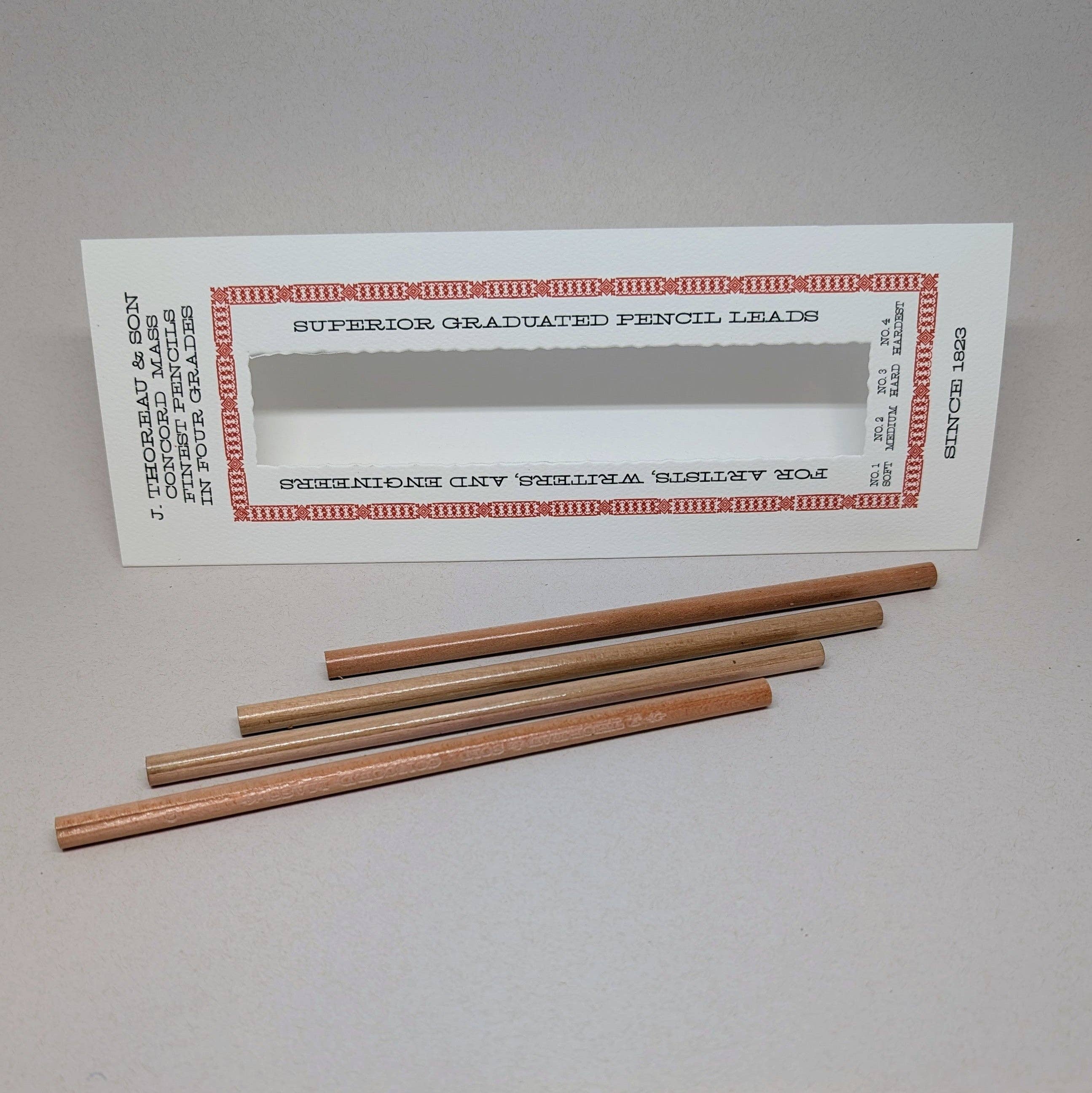 Thoreau & Son - Finest Pencil Set of 4