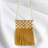 Beaded Fringe Necklace: Cuadrado