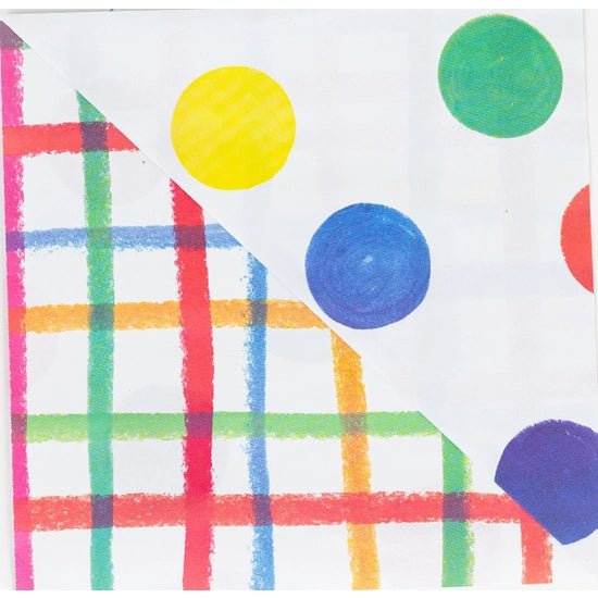 Eco Wrap: Jumbo Plaid/ Dot - DIGS