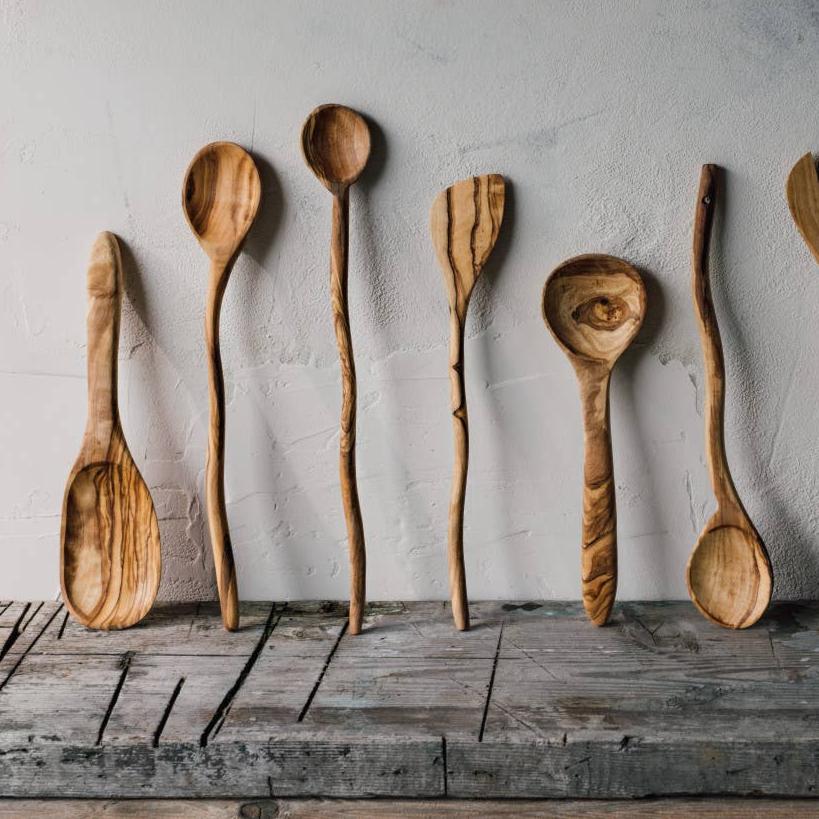 Olive Wood Rice Spoon