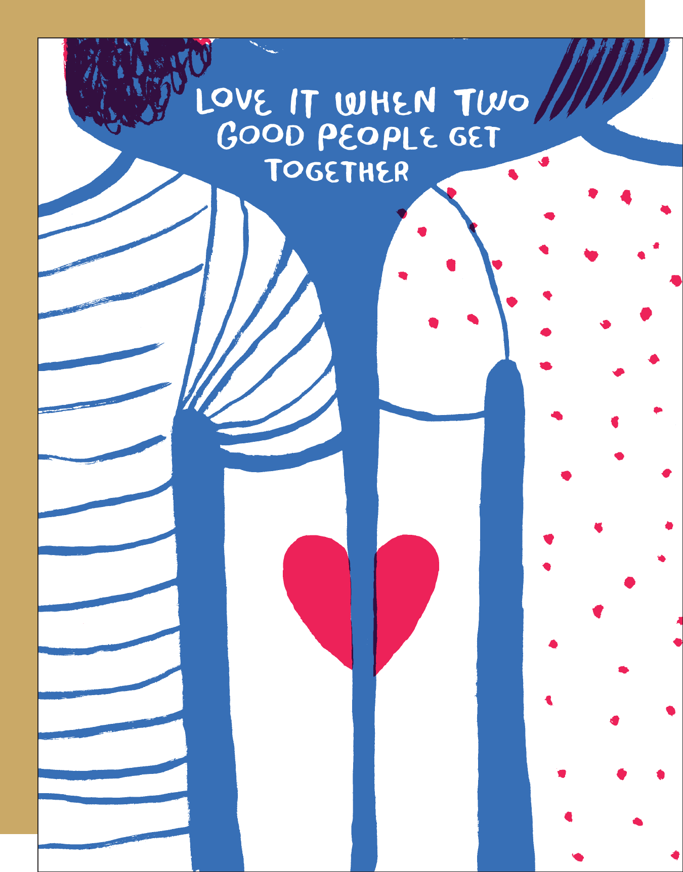 Egg Press Two Good People Card - DIGS