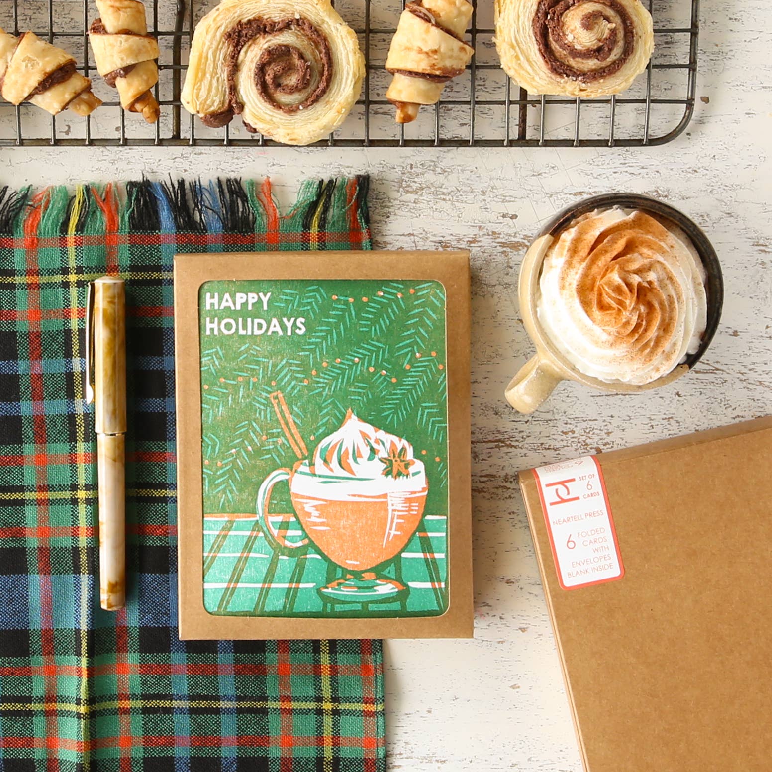 Eggnog Holiday Card Box Set - DIGS