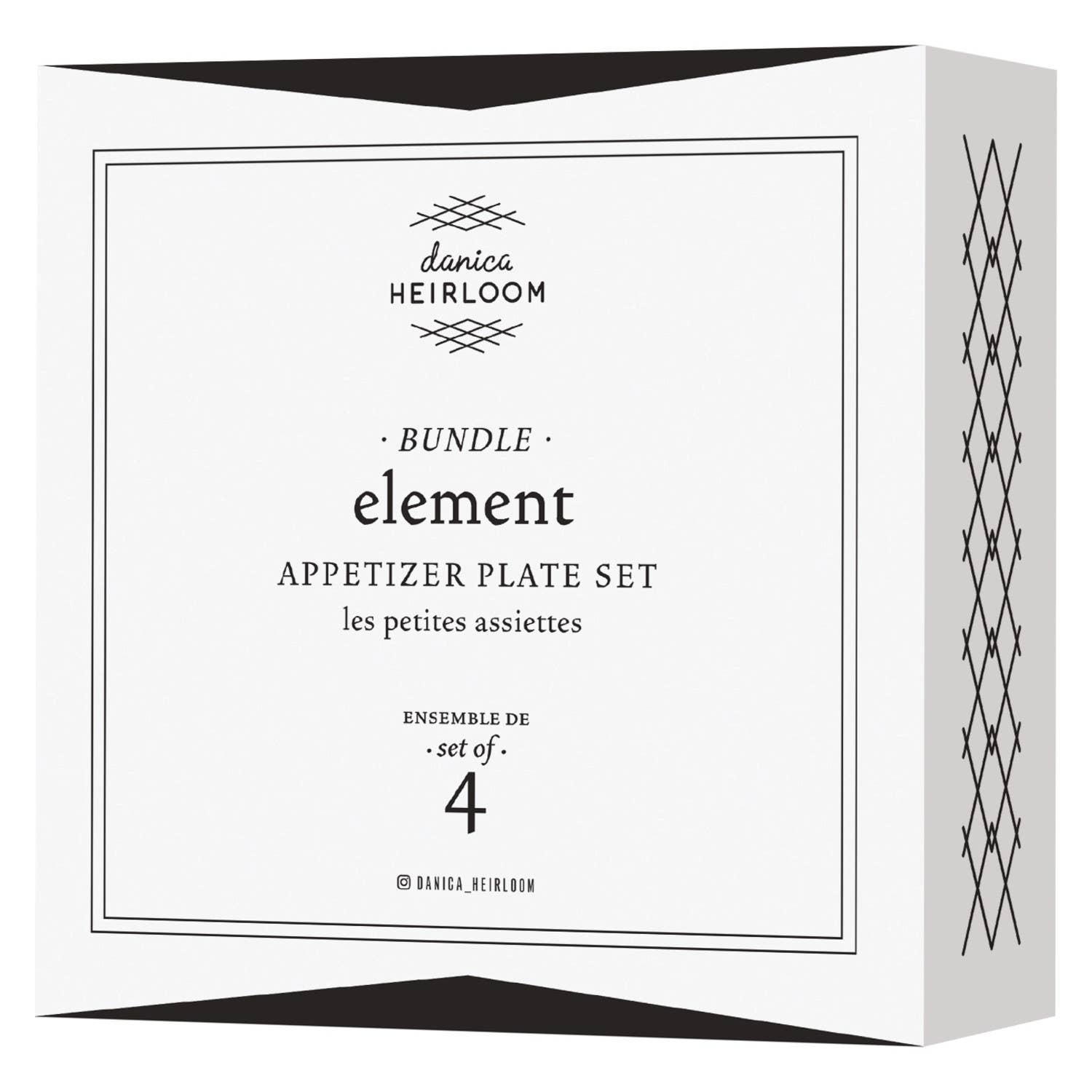 Element Appetizer Plates Set of 4 - DIGS