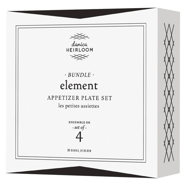 Element Appetizer Plates Set of 4 - DIGS