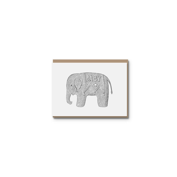 Elephant Baby Mini Card - DIGS