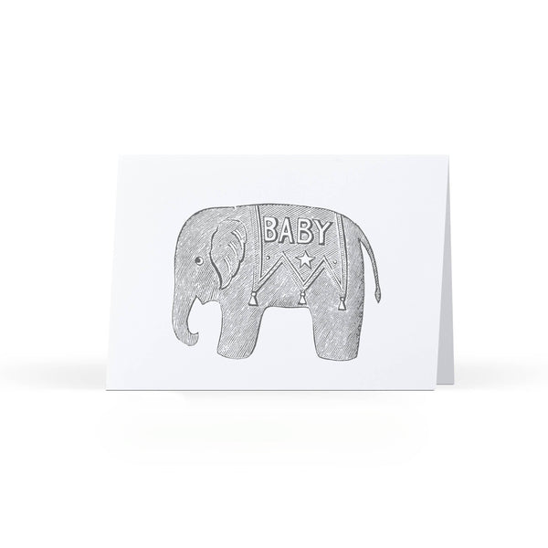 Elephant Baby Mini Card - DIGS