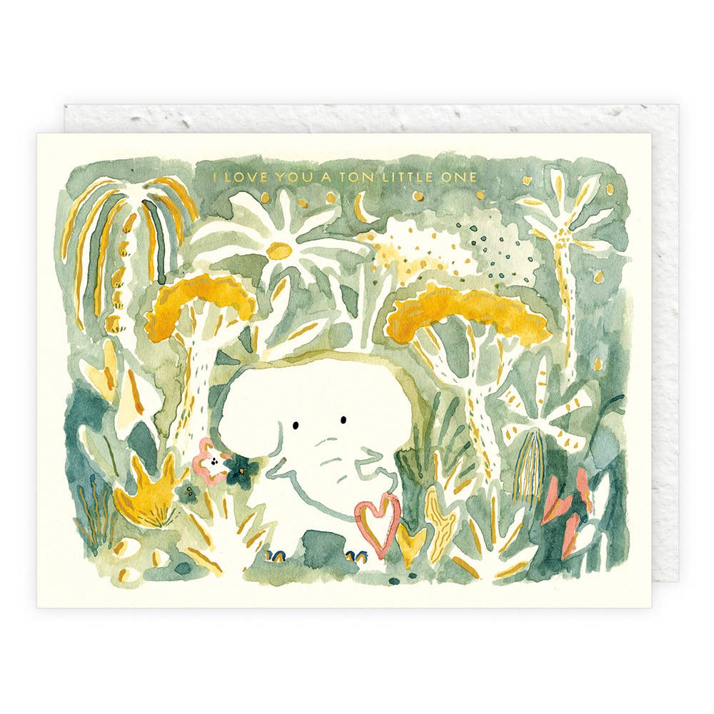 Elephant Love Baby Card - DIGS