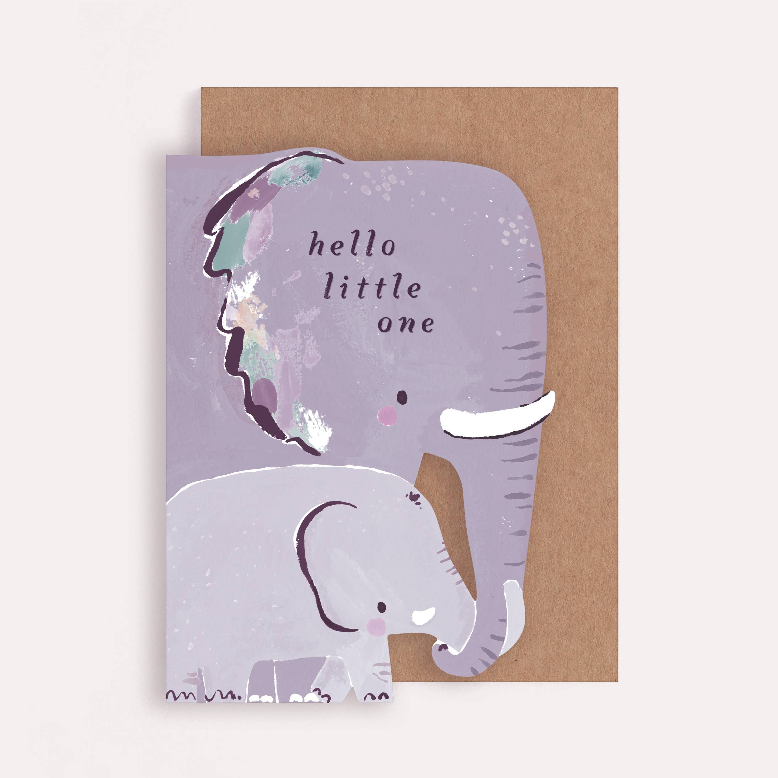 Elephant New Baby Card - DIGS